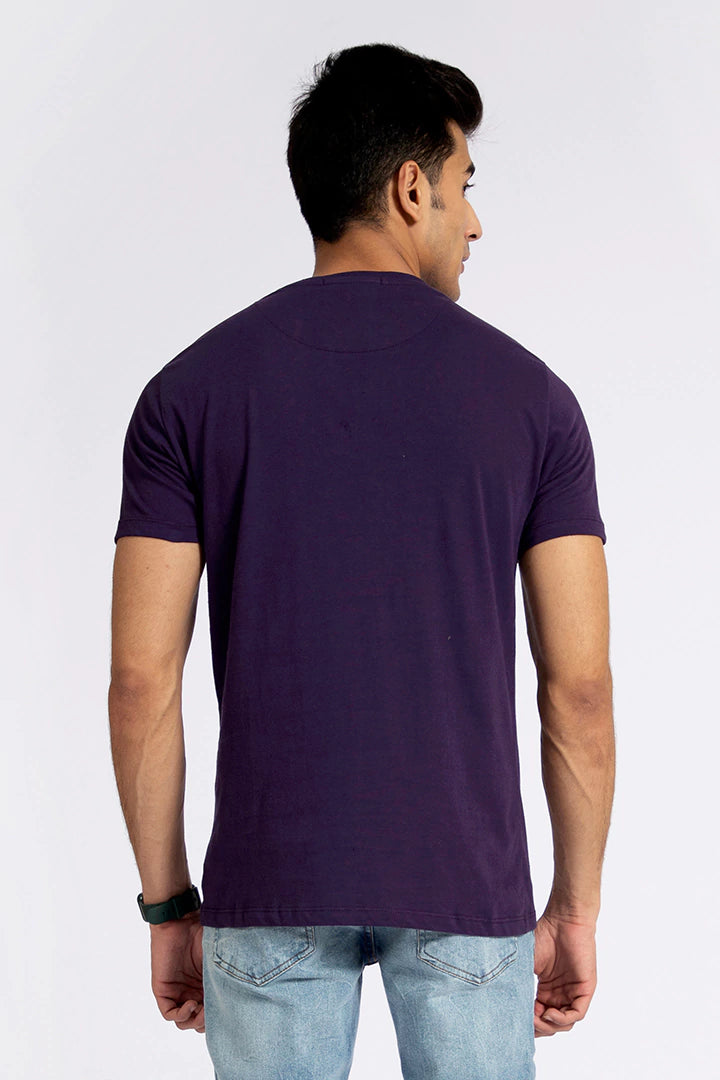 Purple Text T-Shirt
