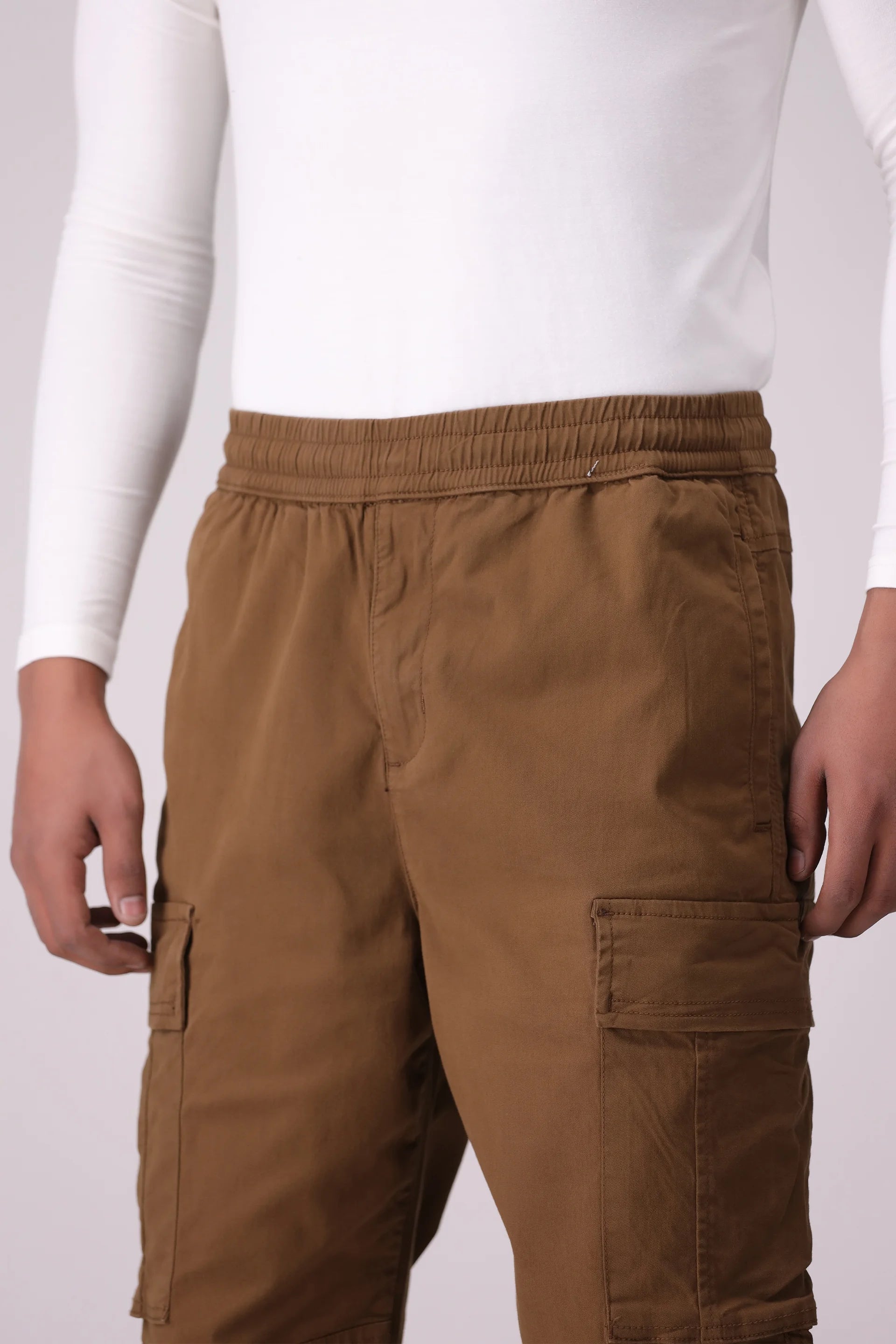 Slim Fit Cargo Jogger Pants - Cougar Clothing