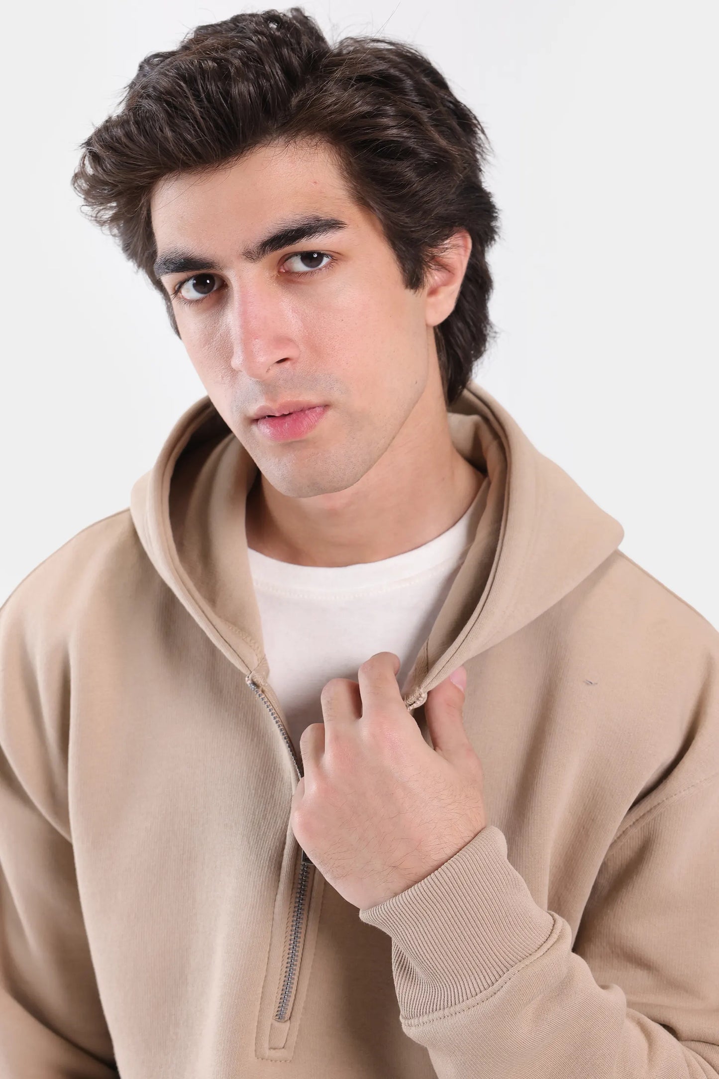 Quarter Zip Fleece Hoodie - Cougar Clothing