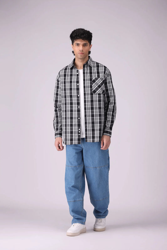 Relaxed Fit Check Shirt - Cougar Clothing