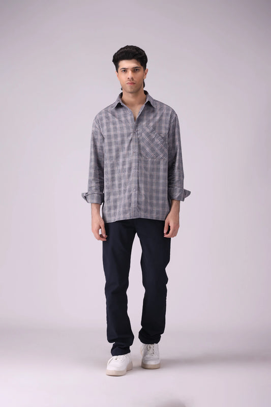 Checkered Chest Pocket Shirt - Cougar Clothing