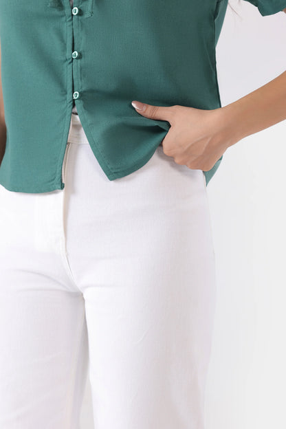 Frayed Hem Jeans - Cougar Clothing