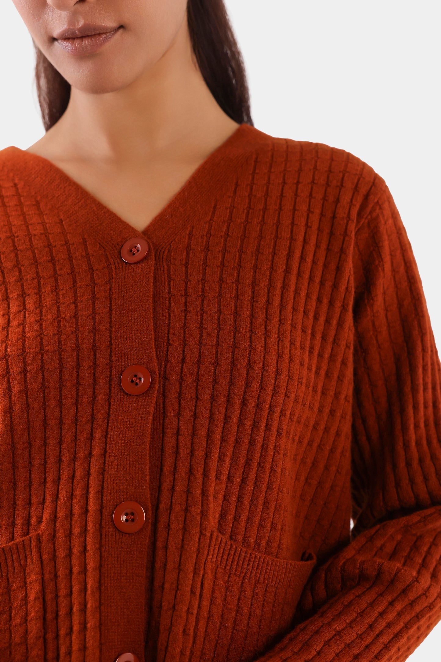 Textured Knit Cardigan