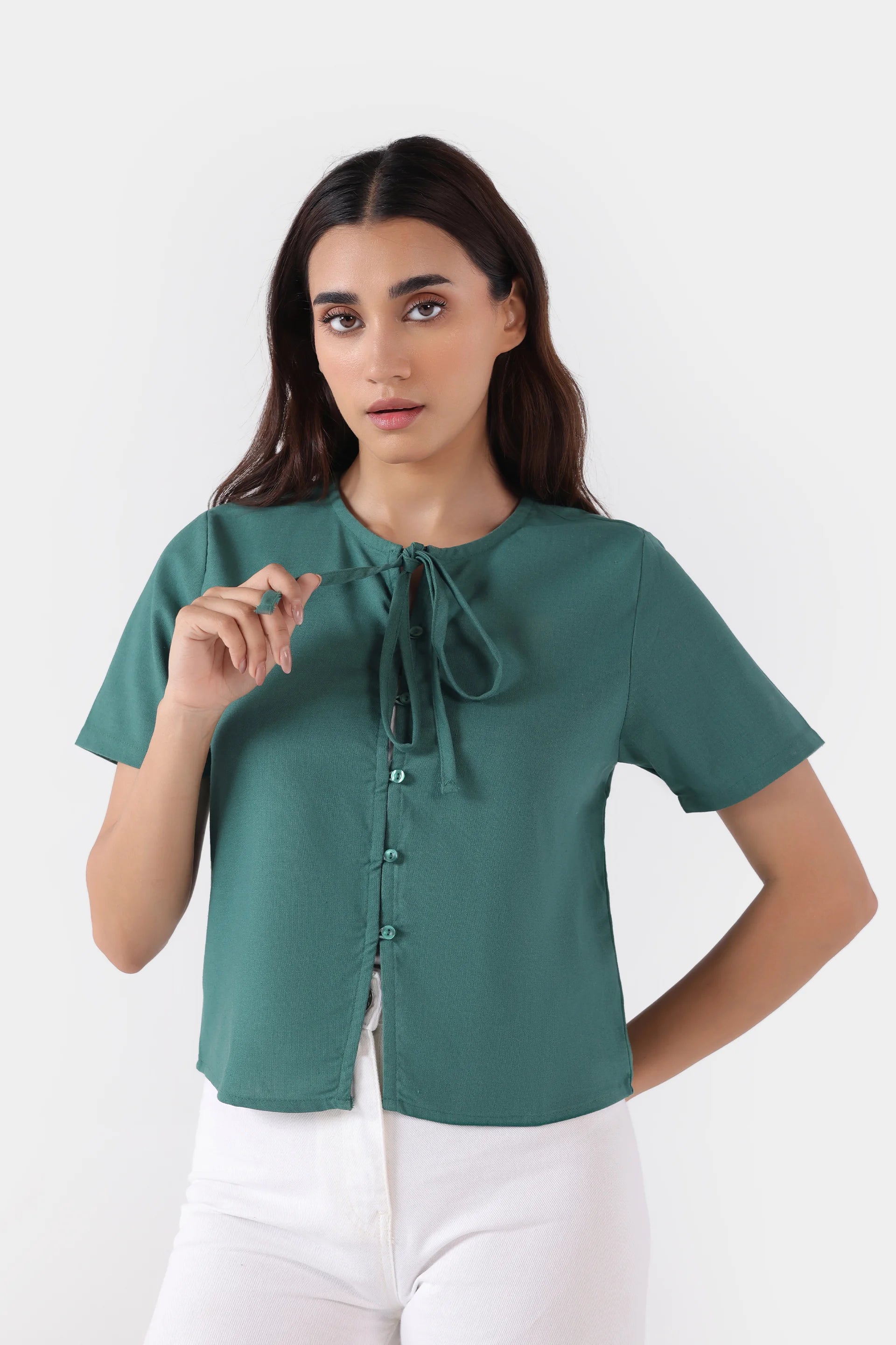 Button Front Top - Cougar Clothing