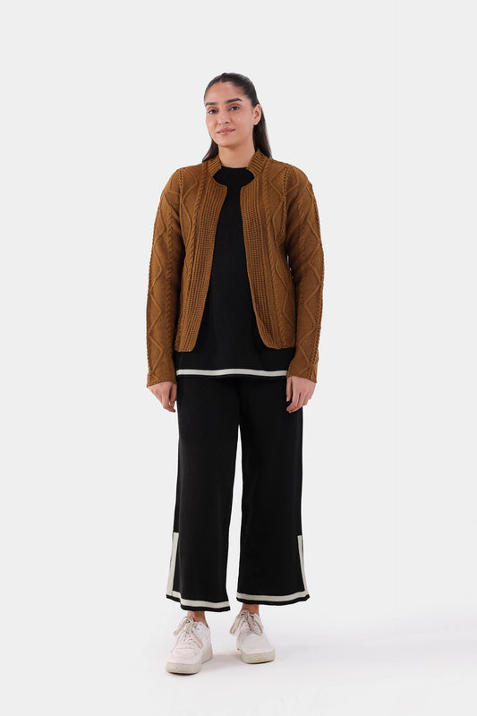 Textured Knit Cardigan - Cougar Clothing