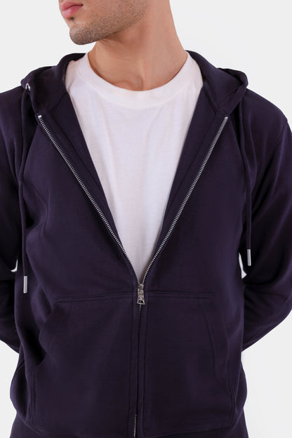 Basic Zipper Hoodie - Cougar Clothing