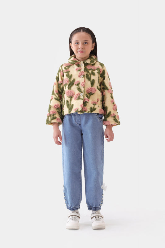 Floral Fleece Jacket