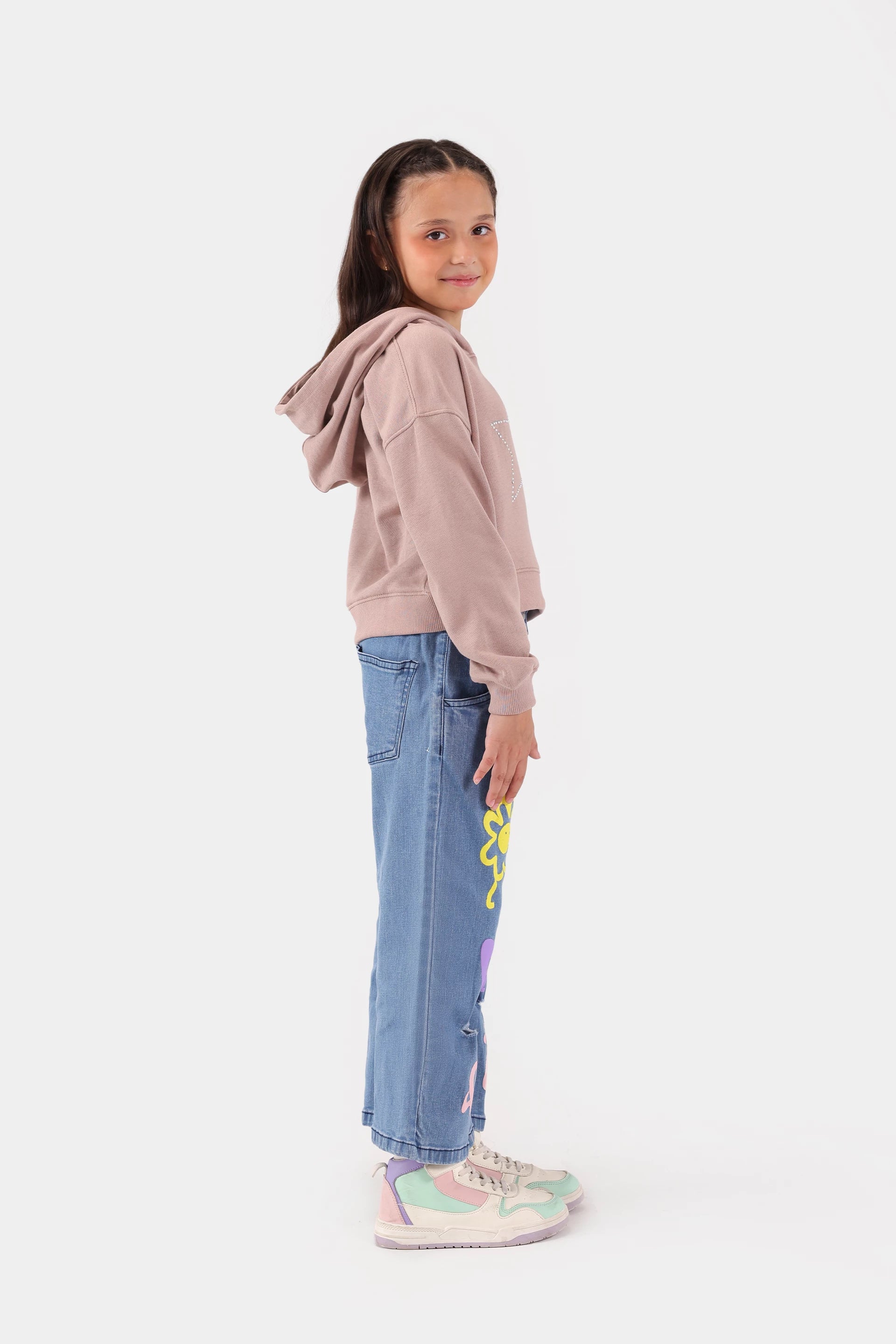 Rhinestone Star Hoodie - Cougar Clothing