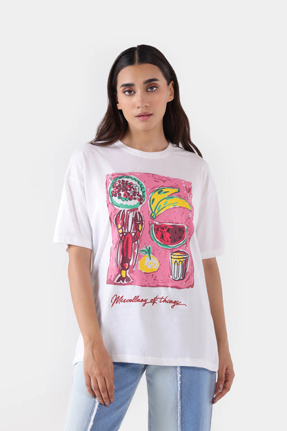 Graphic Oversized T-Shirt - Cougar Clothing