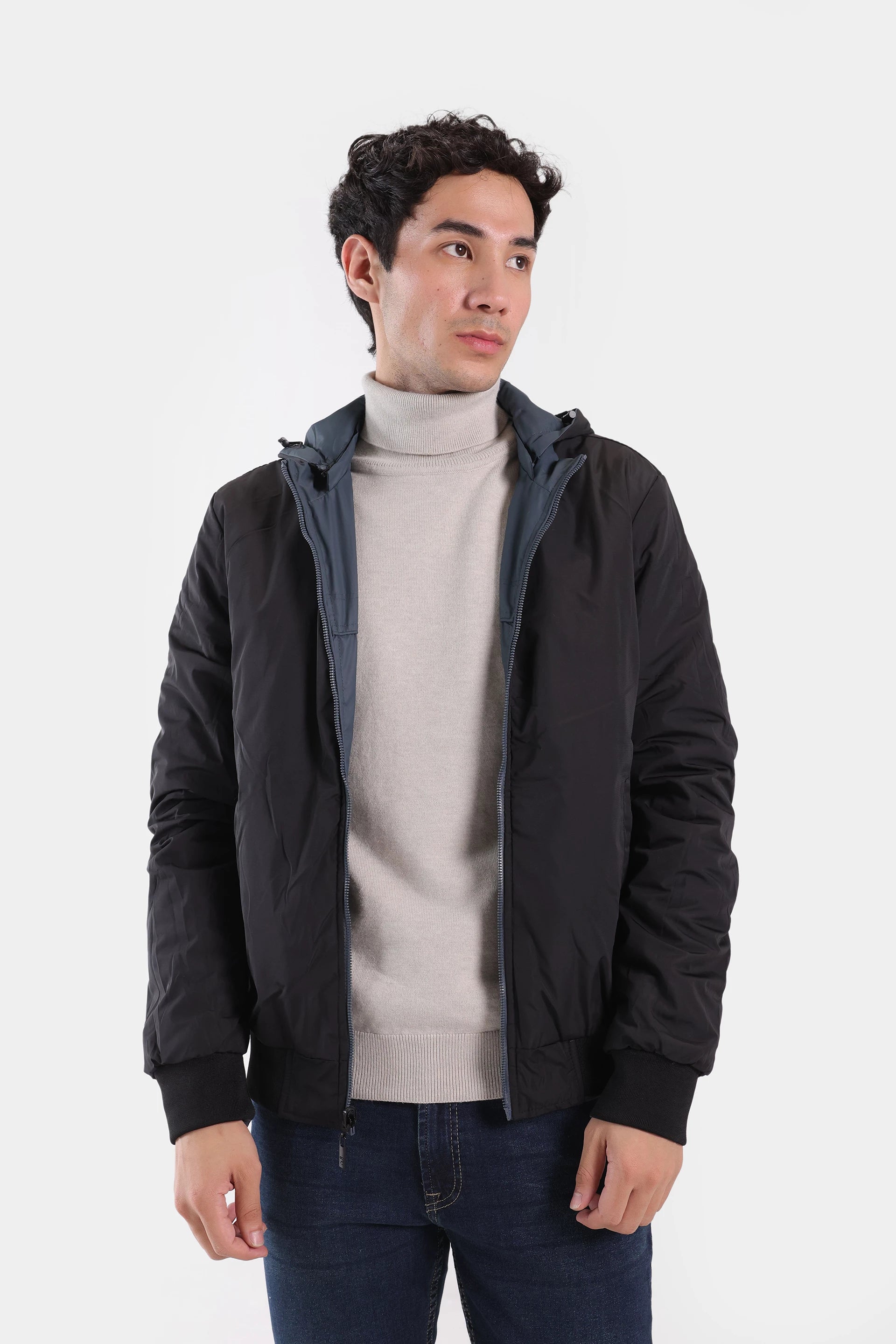 Hooded Double Sided Jacket - Cougar Clothing