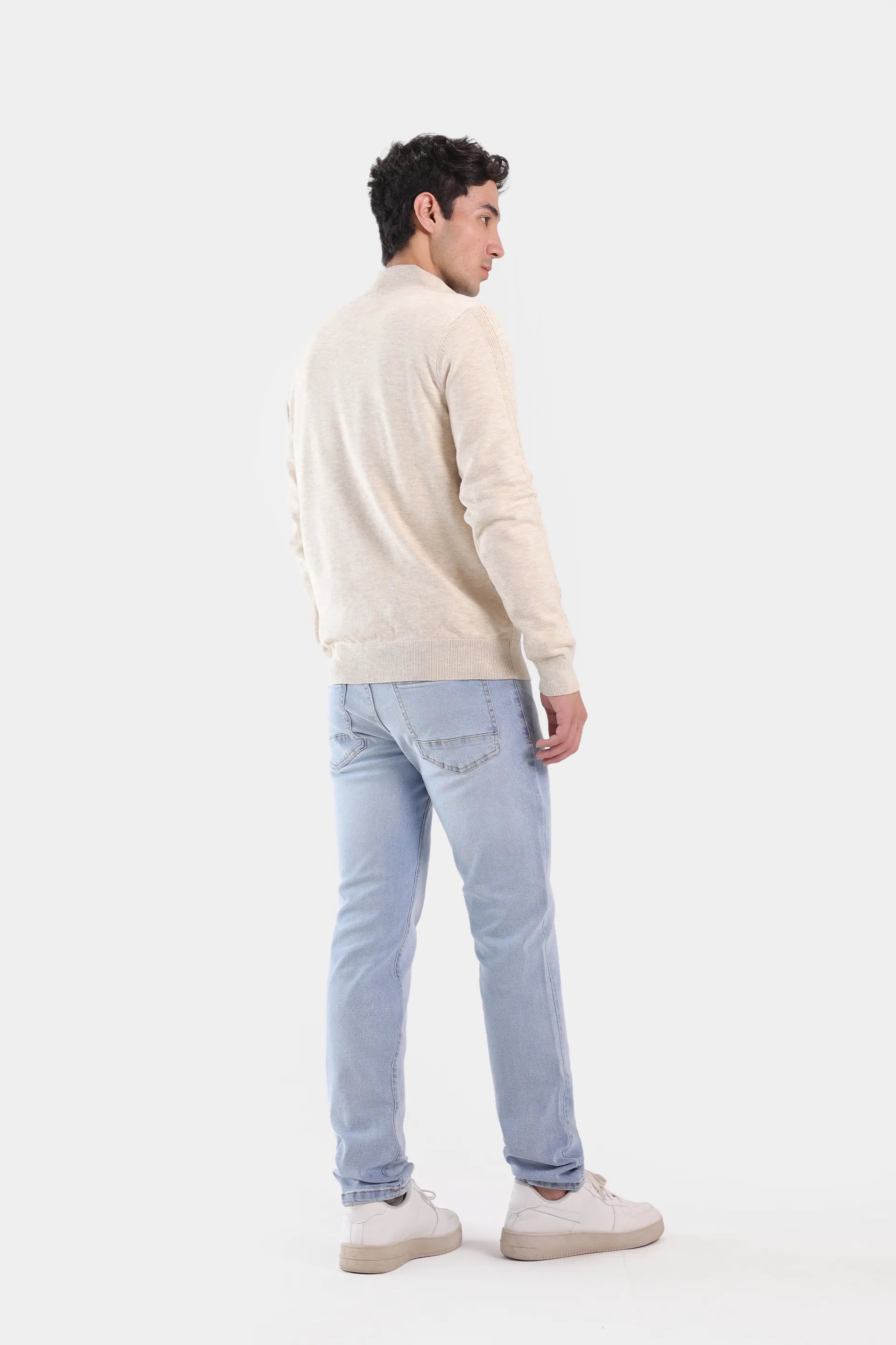 Quarter Zip Sweater - Cougar Clothing