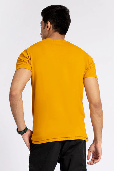 Mustard Crew Neck T-Shirt