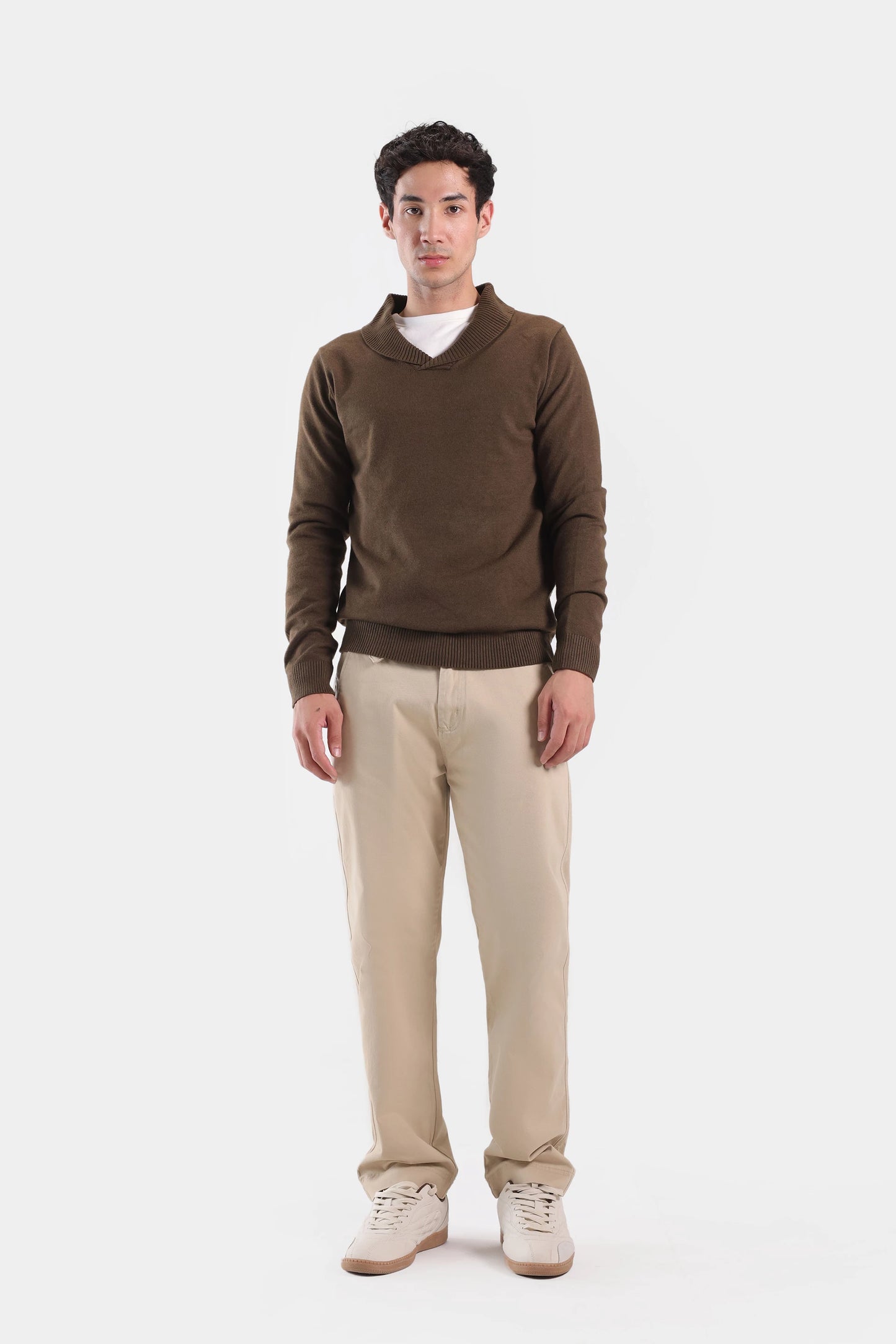 Shawl Collar Sweater - Cougar Clothing