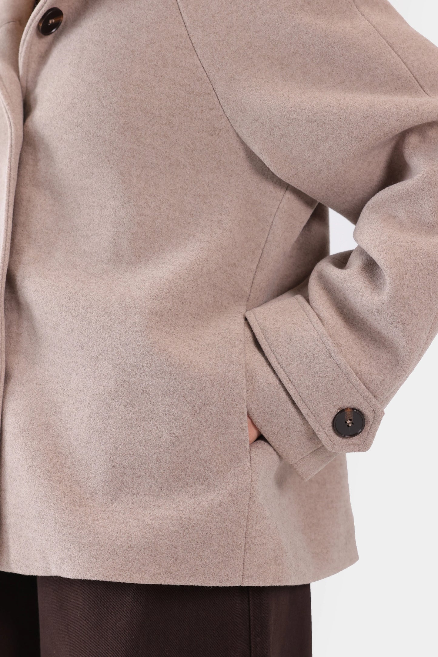 Hooded Button-Down Coat - Cougar Clothing