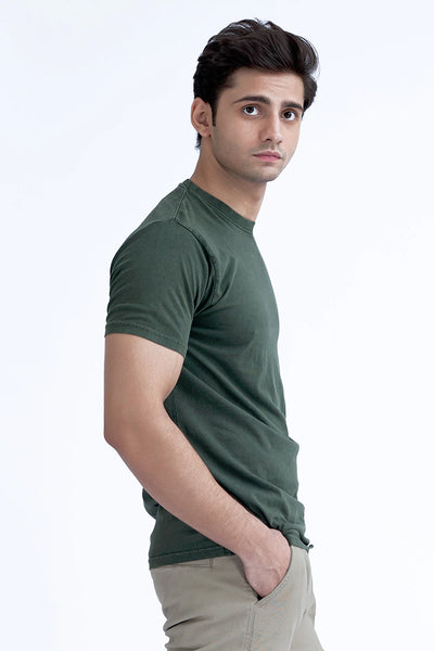 Olive Green Relax Fit T-Shirt