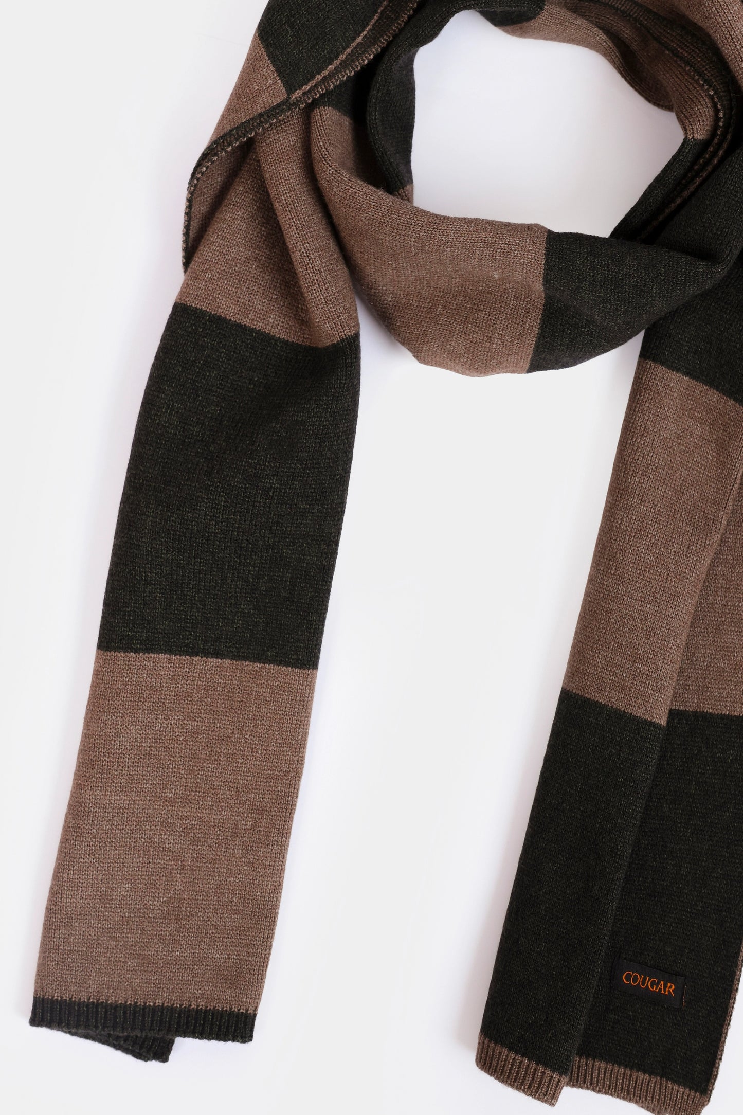 Color Block Wool Scarf - Cougar Clothing