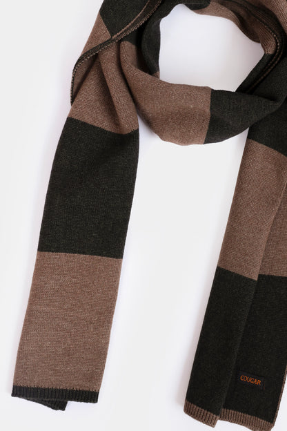 Color Block Wool Scarf - Cougar Clothing