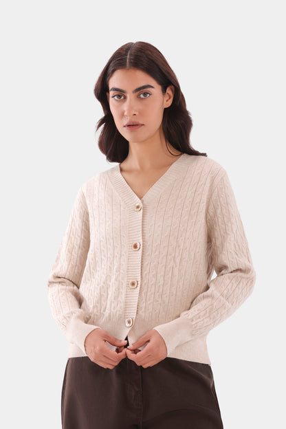 Cable Knit Cardigan