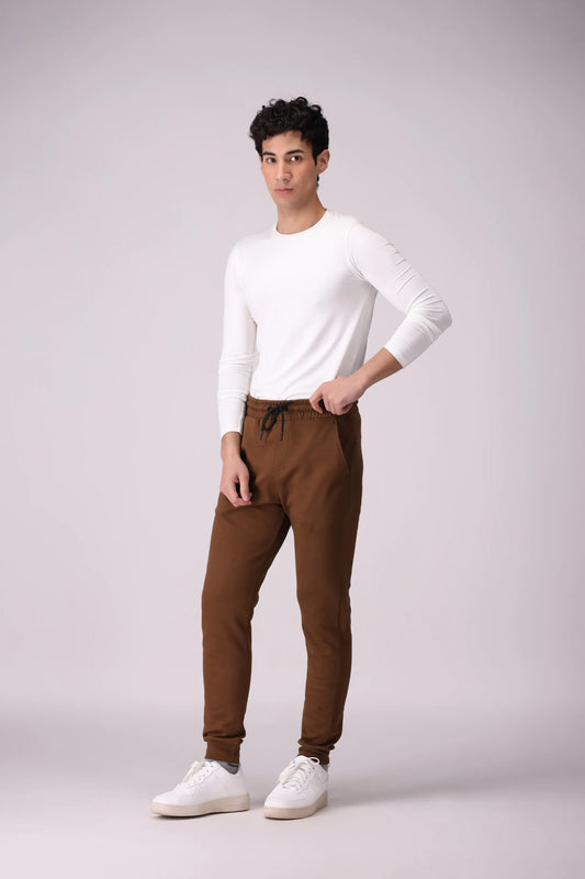 Slim Fit Knitted Jogger Pants - Cougar Clothing