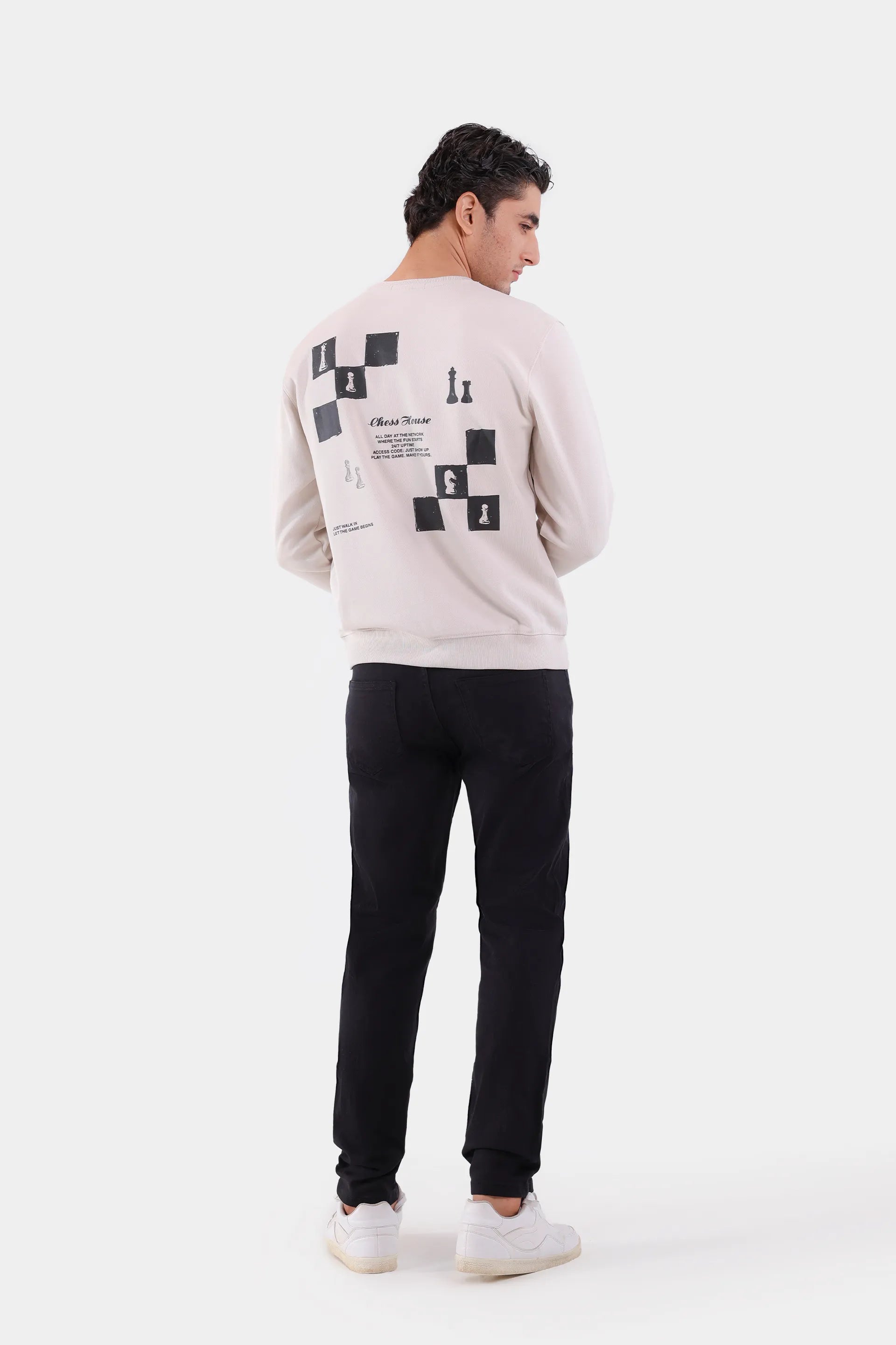 Chess House Interlock Sweatshirt - Cougar Clothing
