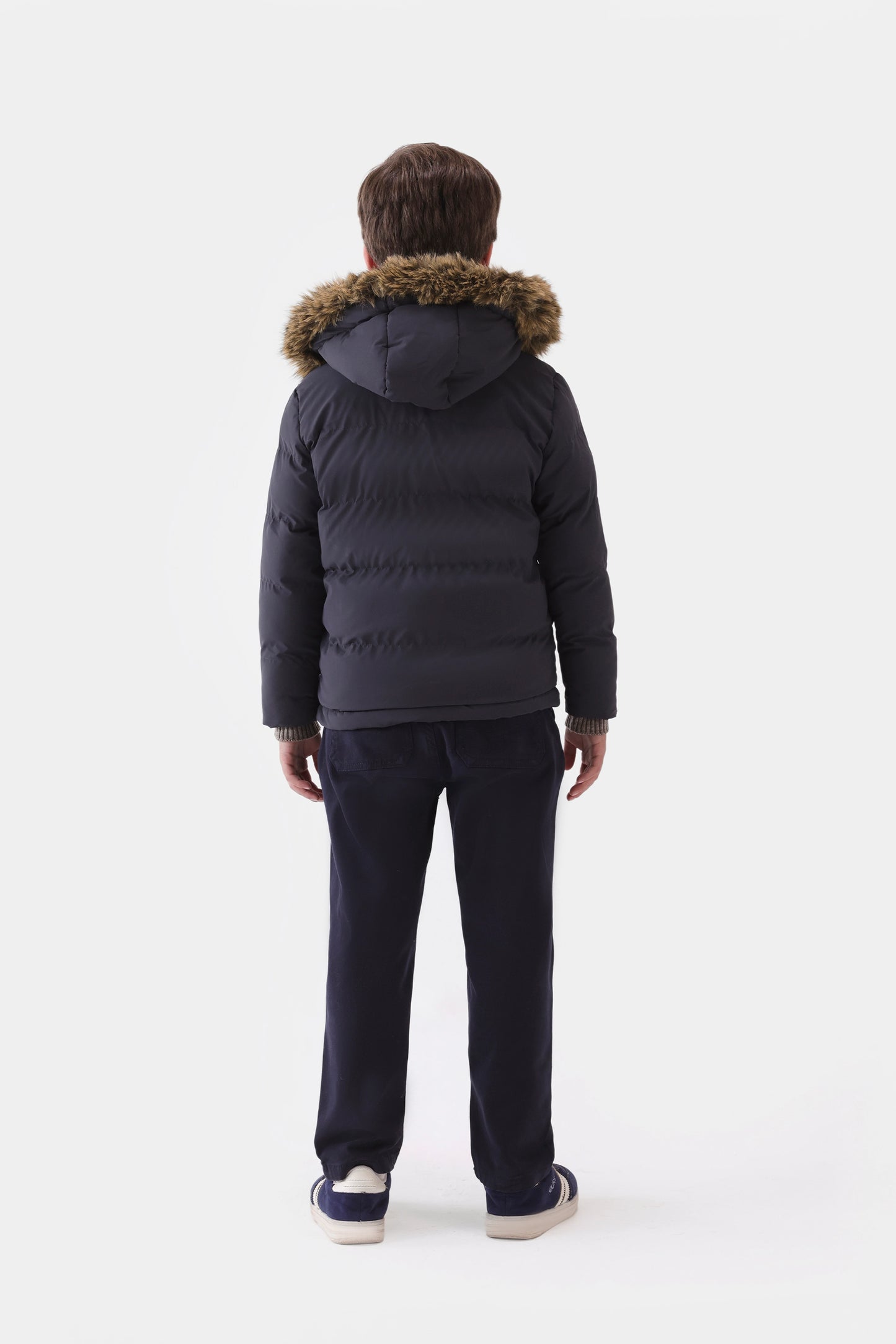 Quilted Faux Fur Jacket