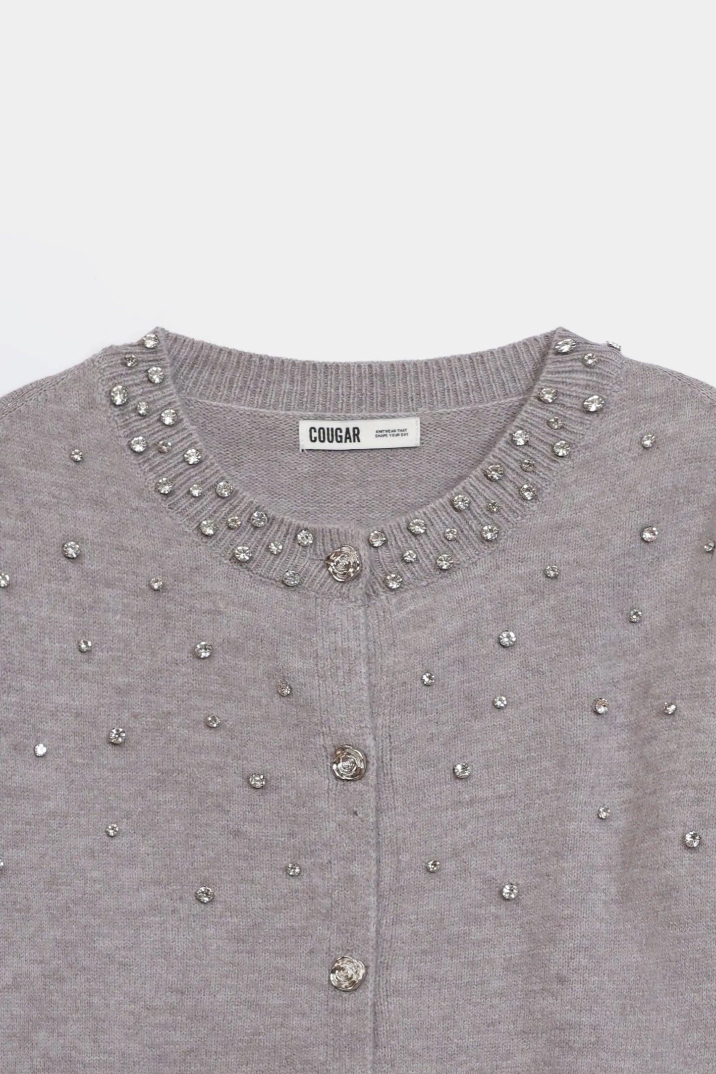 Embellished Knit Cardigan - Cougar Clothing