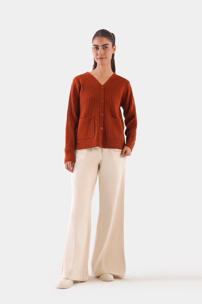 Textured Knit Cardigan