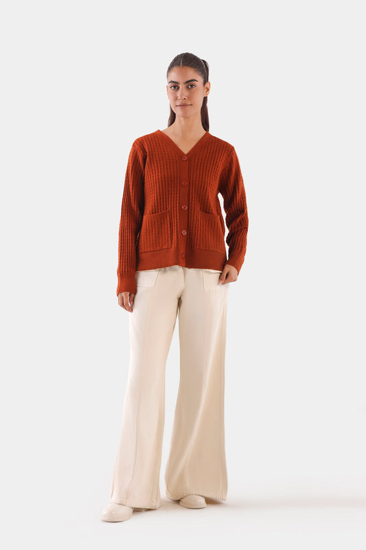 Textured Knit Cardigan