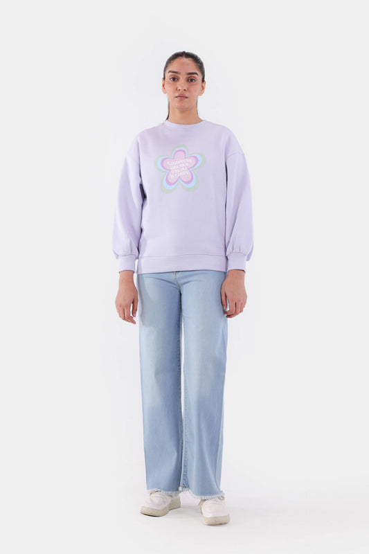 Floral Print Sweatshirt - Cougar Clothing