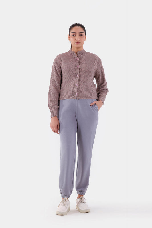 Cable Knit Cardigan - Cougar Clothing