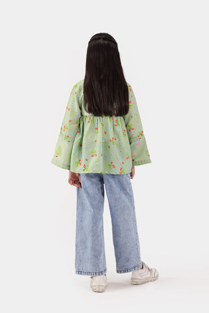 Floral Print Top - Cougar Clothing