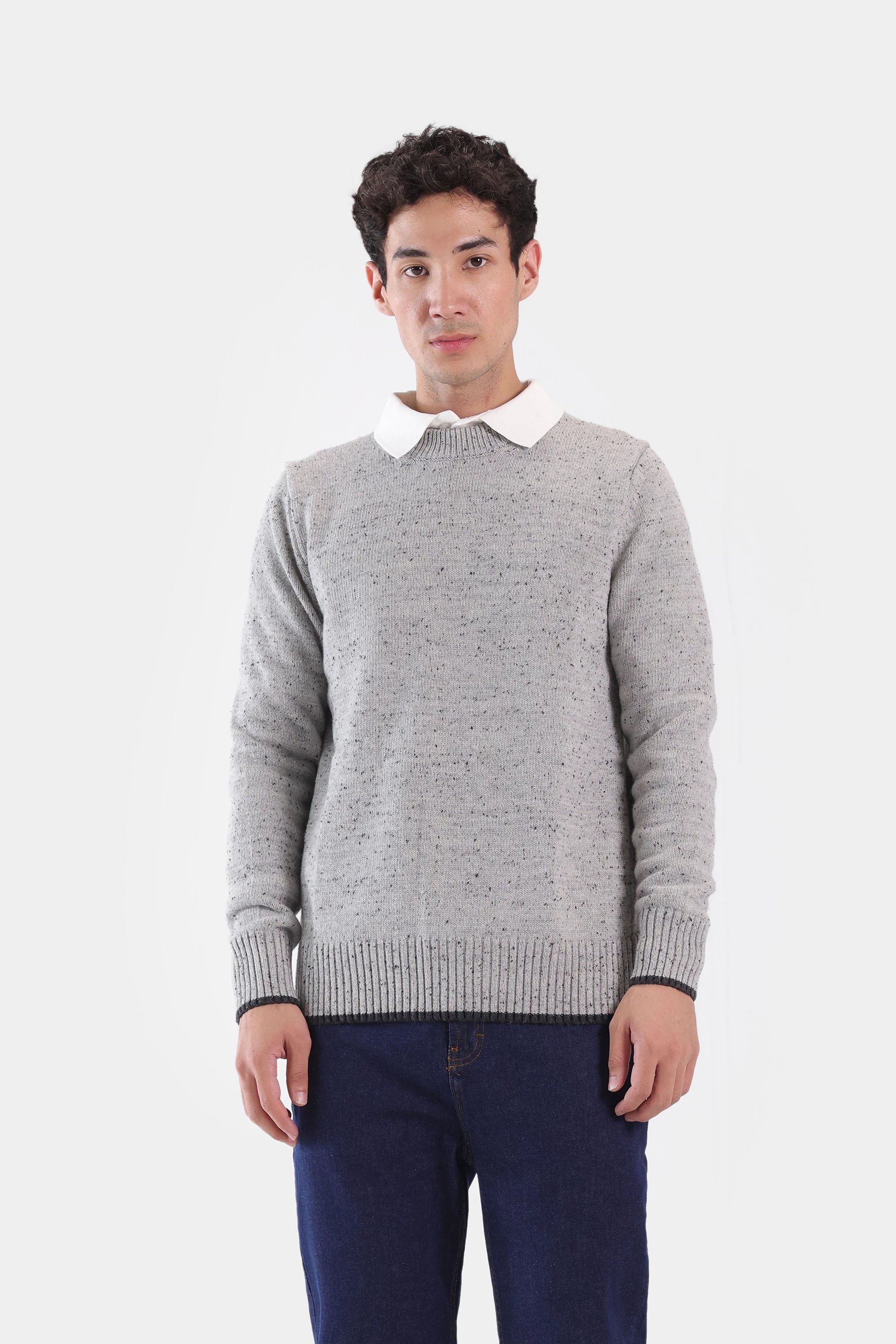 Speckled Knit Sweater - Cougar Clothing