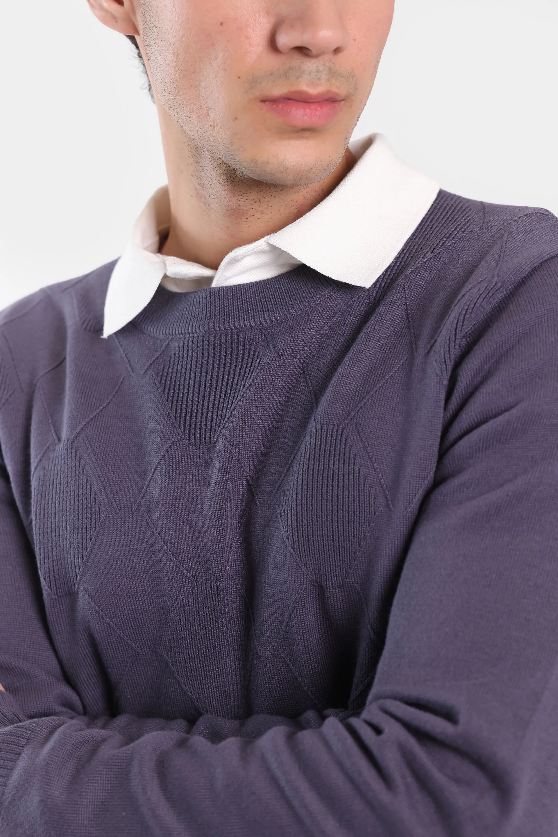 Textured Knit Sweater - Cougar Clothing