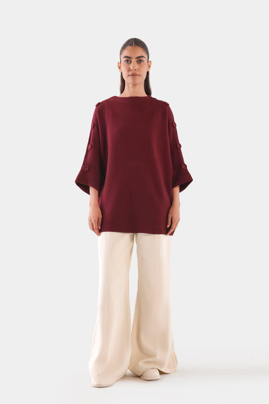 Button Detailed Sweater