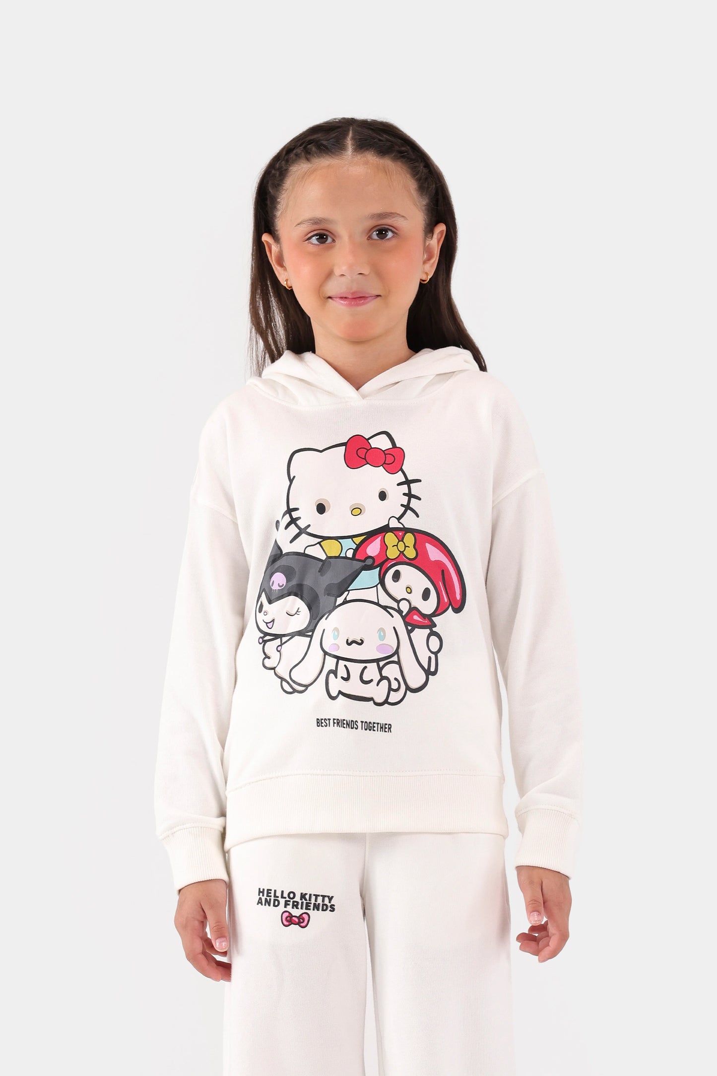 Kitty print Hoodie - Cougar Clothing