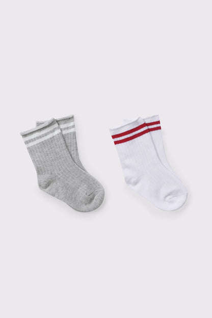 Pack of 2 Crew Socks - Cougar Clothing