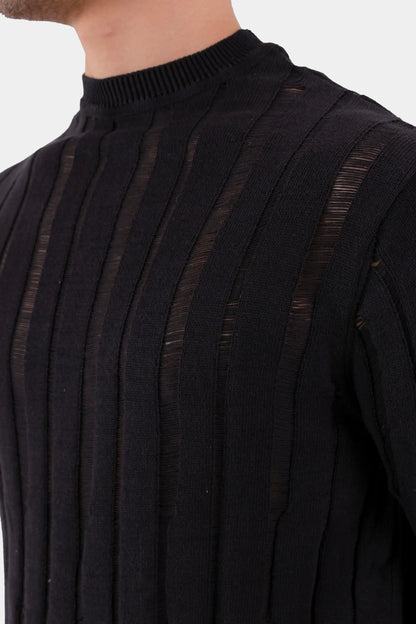 Rib Knit Sweater - Cougar Clothing