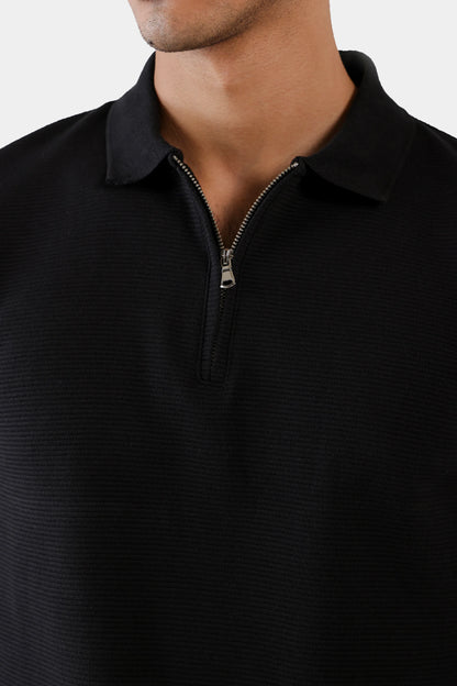 Quarter Zip Ottoman Polo - Cougar Clothing