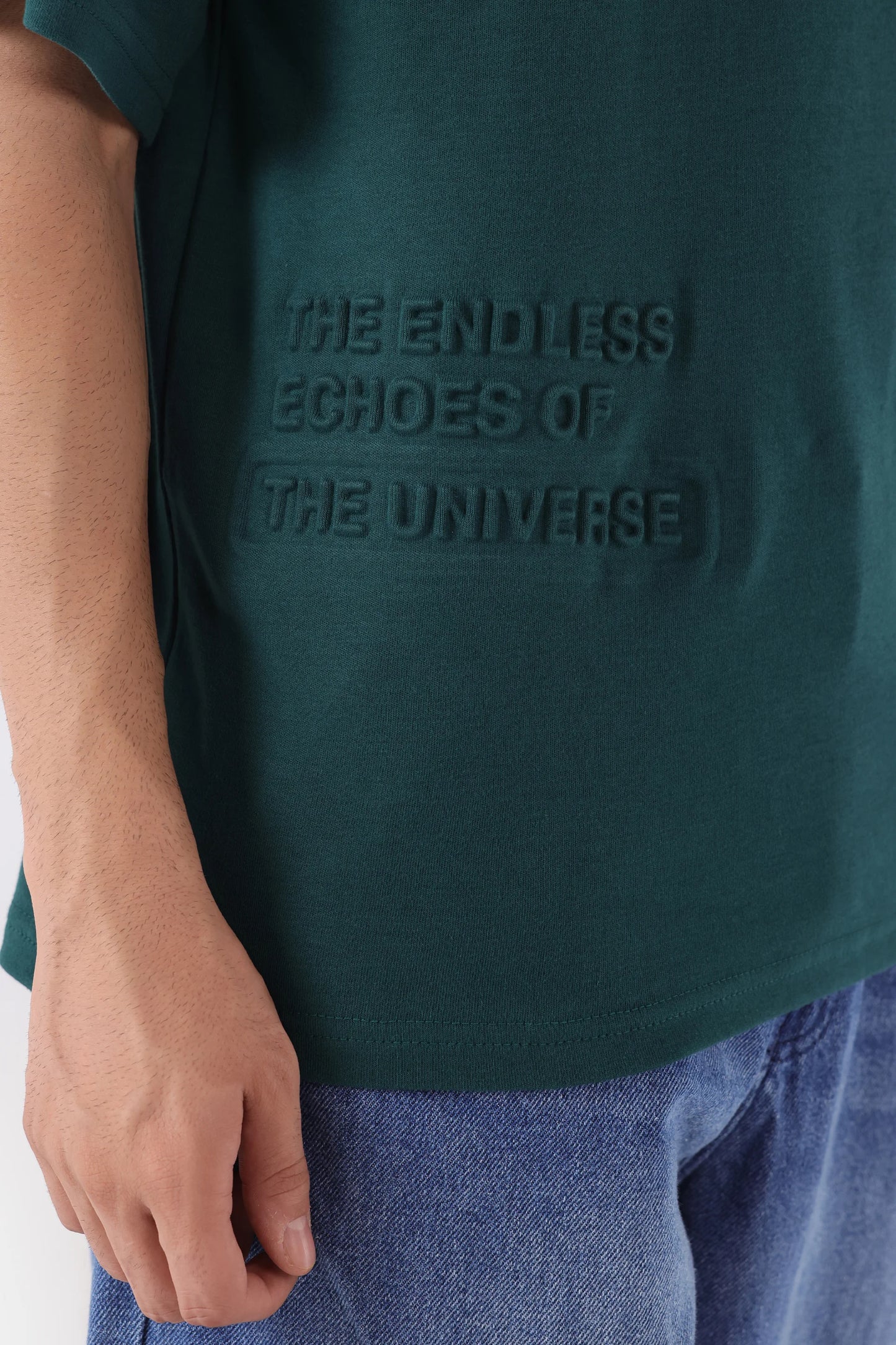 Raised Text T-Shirt - Cougar Clothing