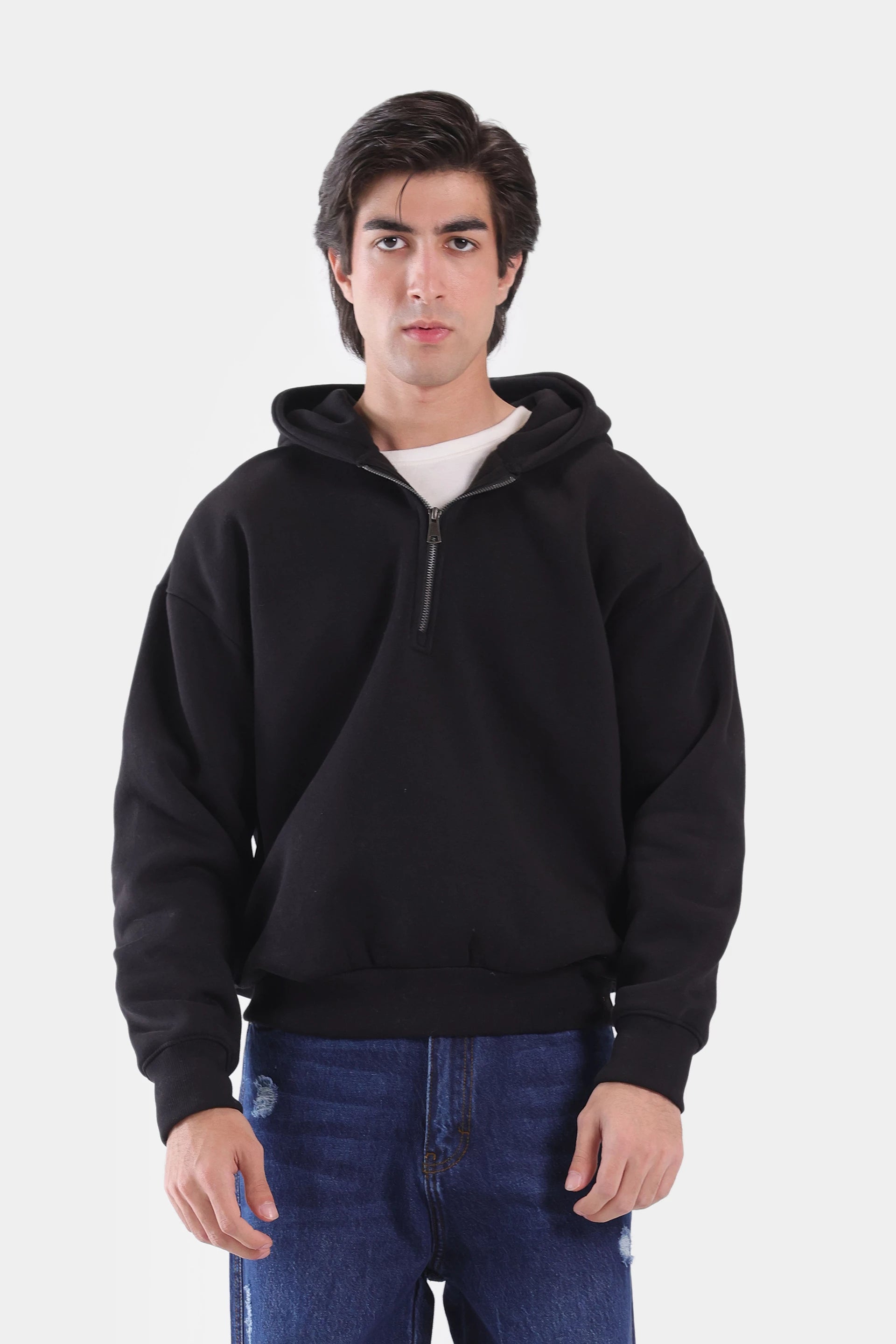 Quarter Zip Fleece Hoodie - Cougar Clothing