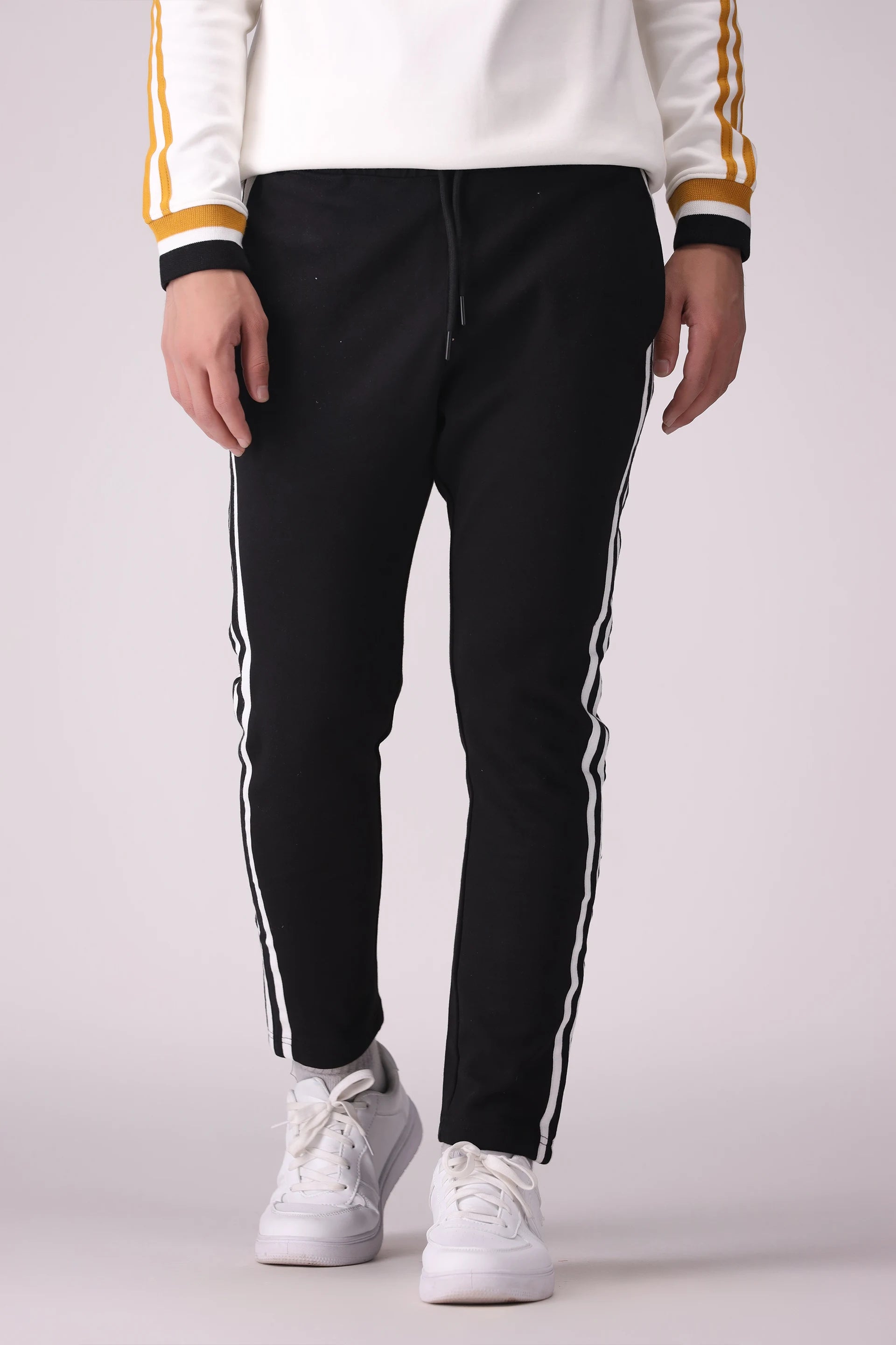 Slim Fit Striped Trousers - Cougar Clothing