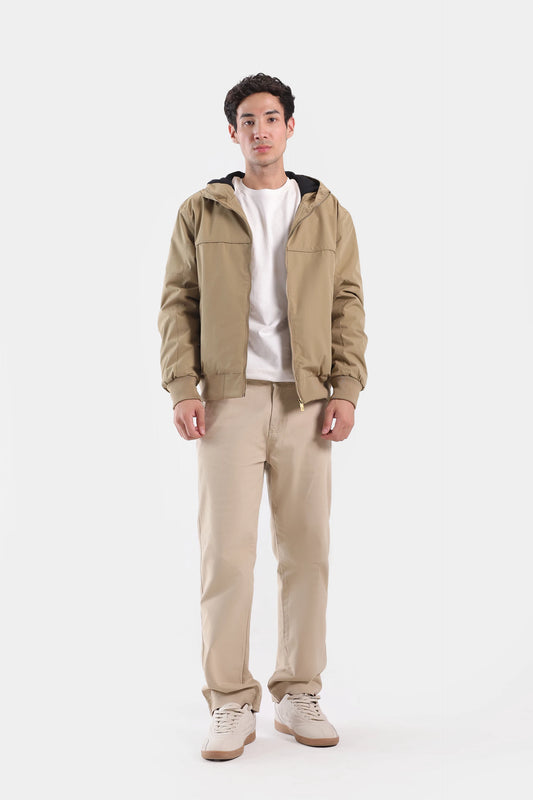 Paneled Jacket With Hood - Cougar Clothing