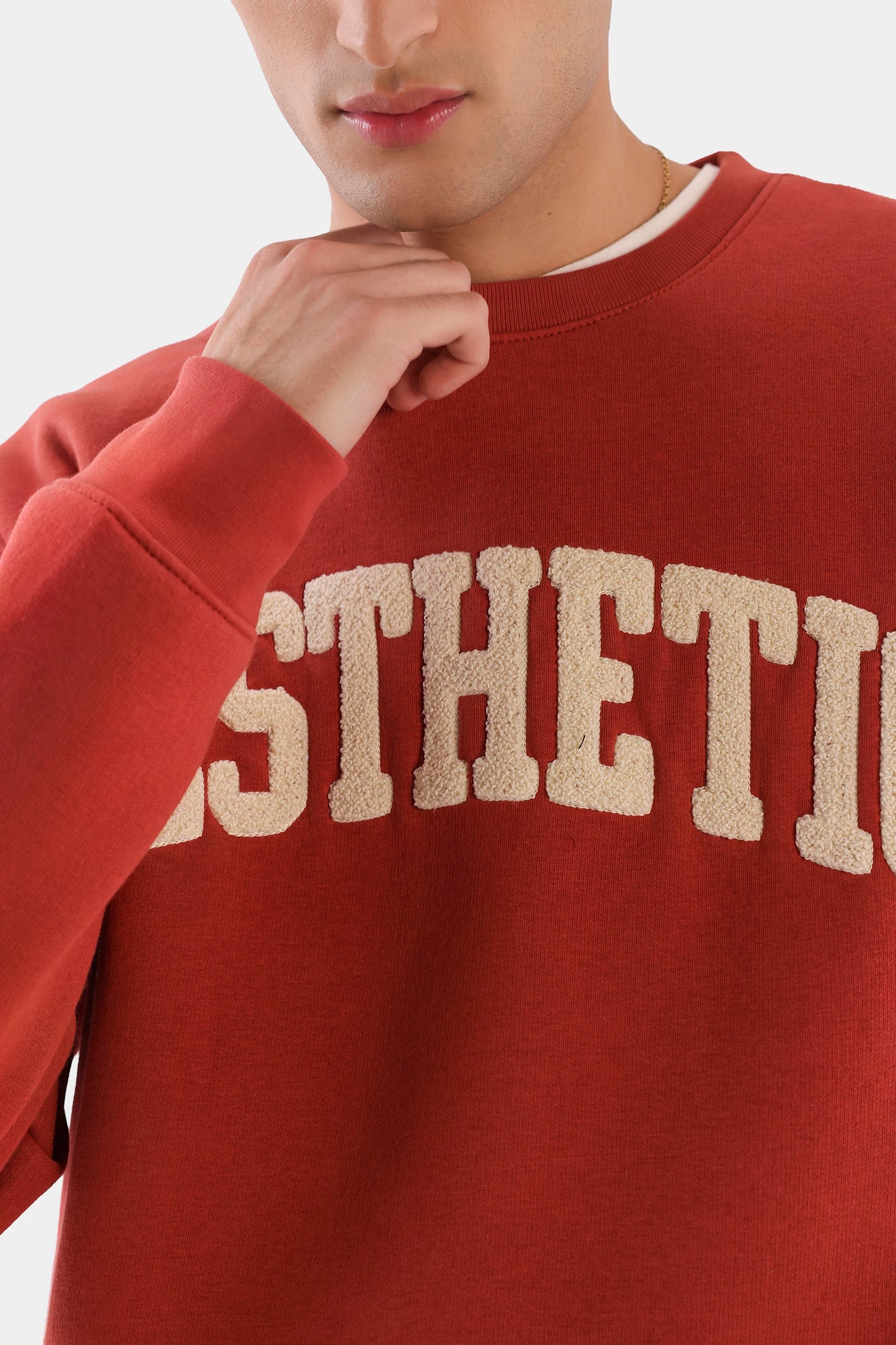 Chenille Letter Sweatshirt