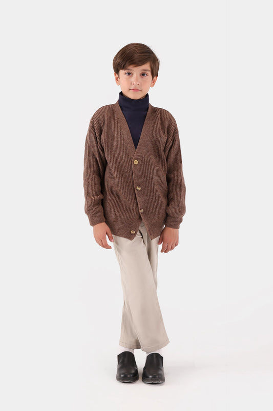 Button-Front Cardigan - Cougar Clothing