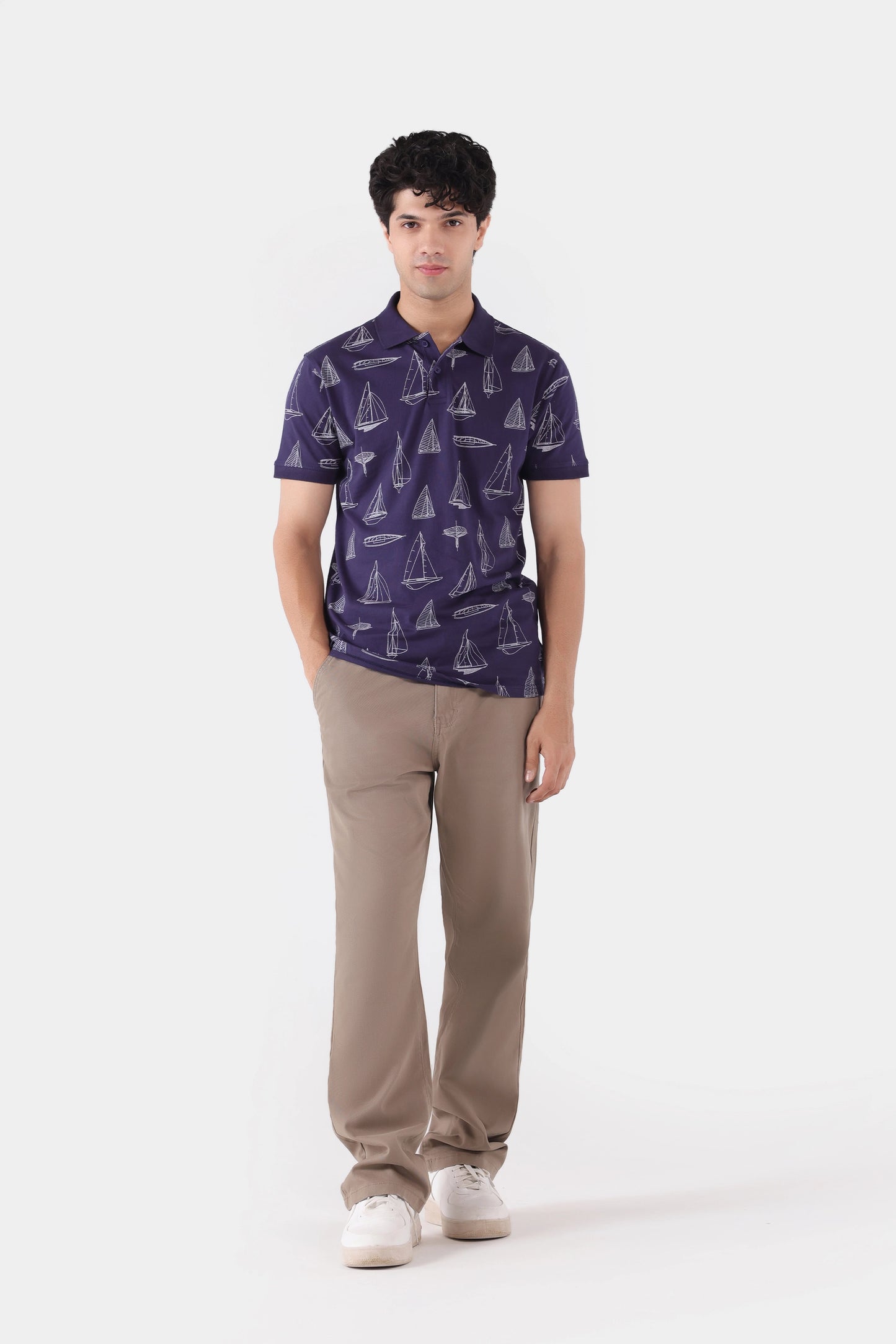 All Over Printed Polo - Cougar Clothing