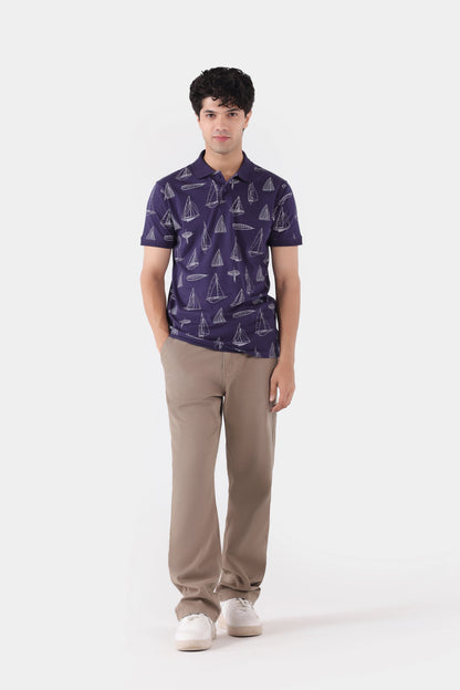 All Over Printed Polo - Cougar Clothing