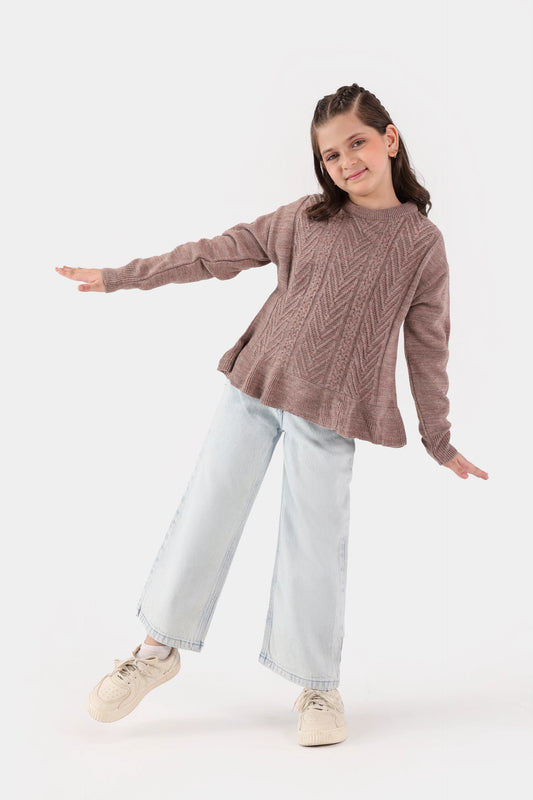 Textured Knit Sweater - Cougar Clothing