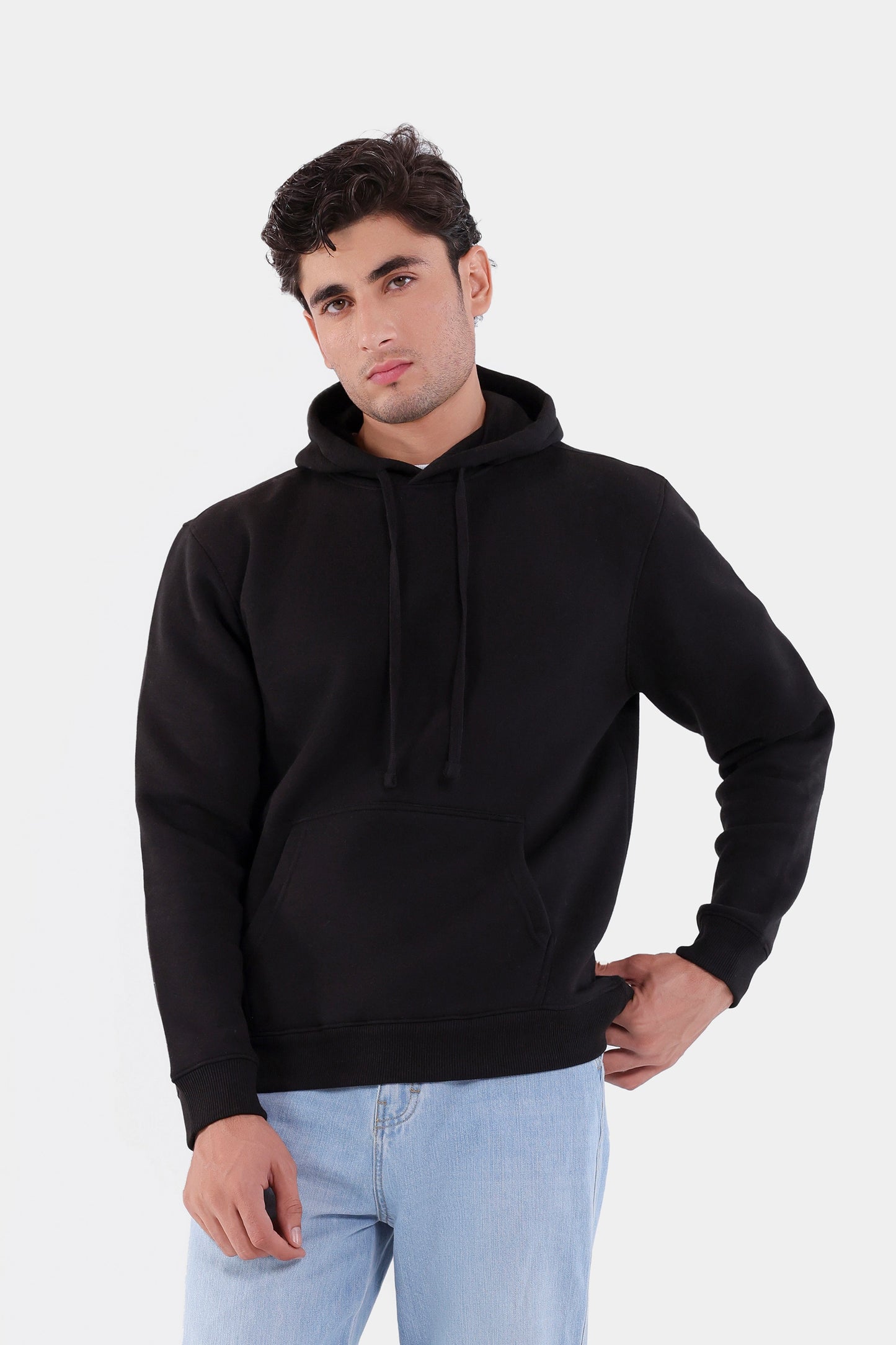 Basic Drawcord Hoodie - Cougar Clothing