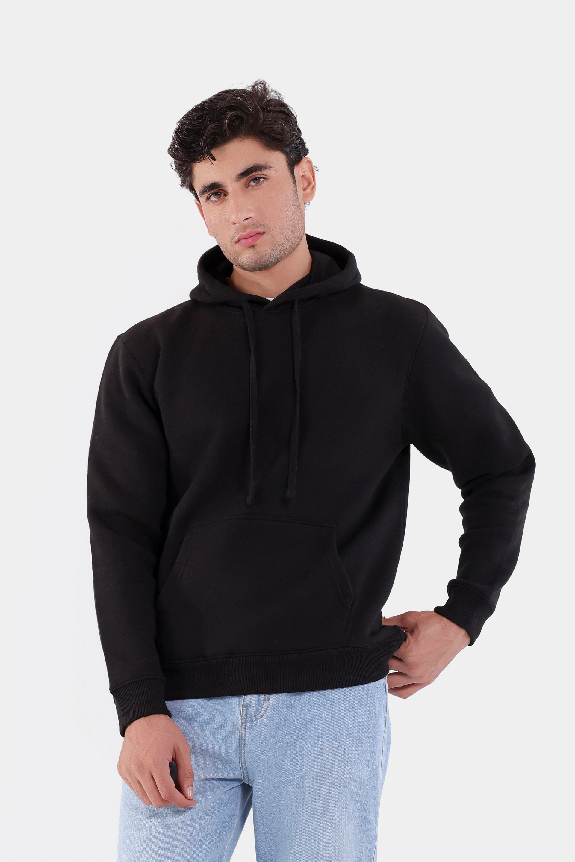 Basic Drawcord Hoodie - Cougar Clothing