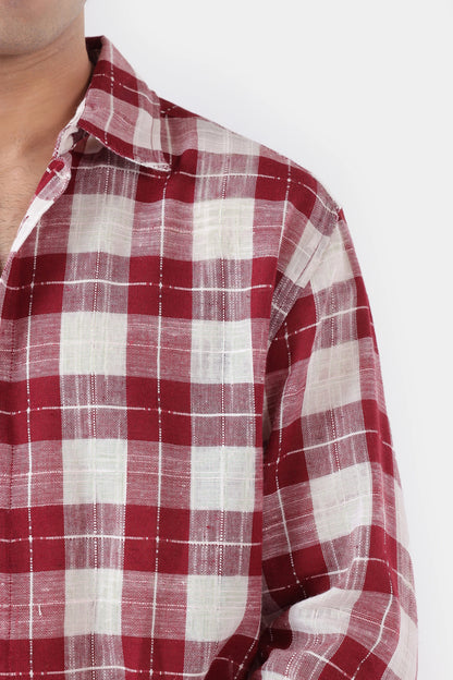 Jacquard Check Shirt - Cougar Clothing